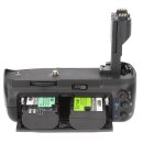 Batteriegriff Set für Canon EOS 7D + 2x LP-E6N Akku Hochformatgriff Akkugriff wie BG-E7