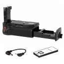 Batteriegriff für Nikon D5100 D5200 mit IR-Fernauslöser Betrieb mit bis zu 2 Akkus Hochformat