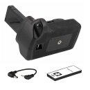 Batteriegriff für Nikon D5100 D5200 mit IR-Fernauslöser Betrieb mit bis zu 2 Akkus Hochformat