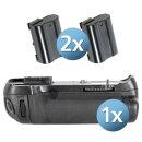 Batteriegriff Set für Nikon D600 D610 wie MB-D14 +...