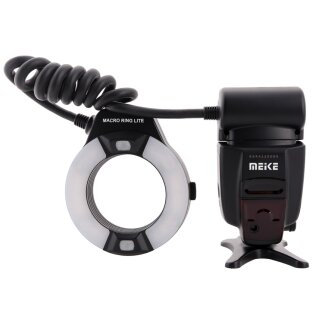 Meike MK-14EXT Makro TTL Ringblitz für Nikon mit LED Hilfslicht