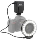 Makro Ringblitz & Ringleuchte für Sony Kameras mit Mittenkontakt Meike FC-110 LED