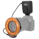 Makro Ringblitz & Ringleuchte für Sony Kameras mit Mittenkontakt Meike FC-110 LED