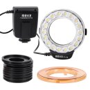 Makro Ringblitz & Ringleuchte für Sony Kameras mit Mittenkontakt Meike FC-110 LED