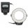 Makro Ringblitz & Ringleuchte für Sony Kameras mit Mittenkontakt Meike FC-110 LED