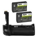Meike Batteriegriff Set für Canon EOS 7D Mark II +...