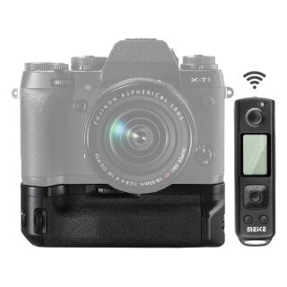 Meike Batteriegriff MK-XT1 Pro mit Funk-Timer-Fernauslöser für Fujifilm X-T1 wie VG-XT1