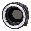 Meike MK-EFTM-C Mount-Adapter für Canon EF auf Canon EOS M Inkl. variablem ND-Filter und klarem UV-Filter