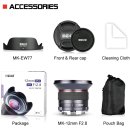 Meike Optics MK 12mm f2.8 Ultra-Weitwinkel Objektiv für Sony E-Mount
